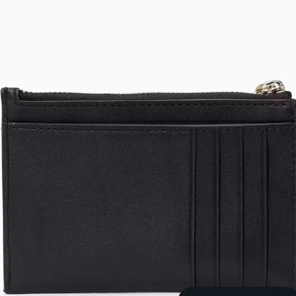 #108 NWT Kate Spade Carey Small Card Holder in black - Picture 2 of 10